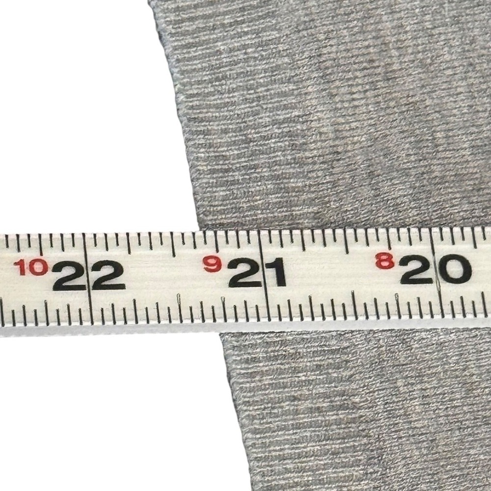 Philosophy Sweater Women Medium Gray Crewneck Back Zipper 3/4 Sleeve Pullover - Picture 6 of 6